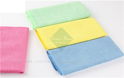 China Bulk Bespoke Color Microfiber Fast Drying Corn Kernel Cleaning Cloth Towels Wholesaler